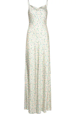 By Malina Lowa Satin Slip Maxi Dress Designers Maxi Dress Pink