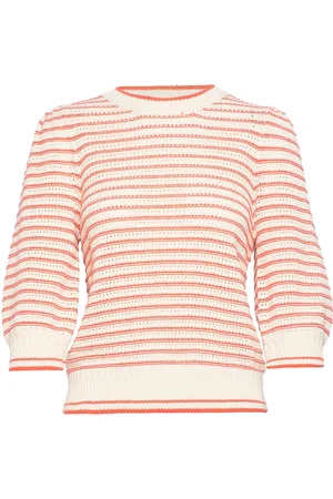 Saint Tropez Delicesz Pull-Over Tops Knitwear Jumpers Red
