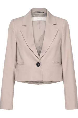 INWEAR Zaiiw Short Blazer Blazers Cropped Blazers Beige