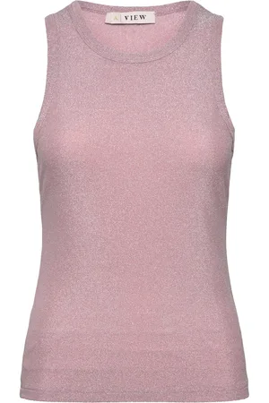 A-View Eva Tank Top Tops T-shirts & Tops Sleeveless Pink