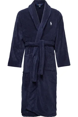 Ralph Lauren Cotton Terry Robe Morgenkåbe Badekåbe Blue