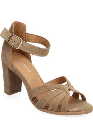 Pavement Gillian Sandal Med Hæl Brown