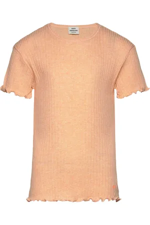 Mads Norgaard Pointella Trixina Tee Tops T-Kortærmet Skjorte Coral