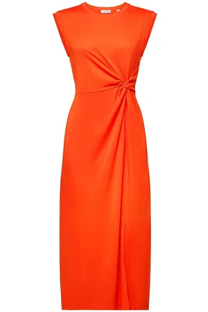 ESPRIT Dresses Knitted Knælang Kjole Orange