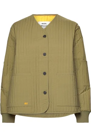 Mads Norgaard Cloud Harue Jacket Quiltet Jakke Khaki Green