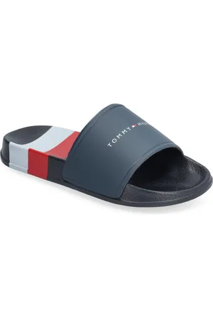Tommy Hilfiger Stripes Pool Slide Slippers Hjemmesko Multi/patterned
