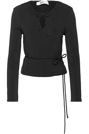 DAY Birger et Mikkelsen Marlene - Day Wish Tops Blouses Long-sleeved Black