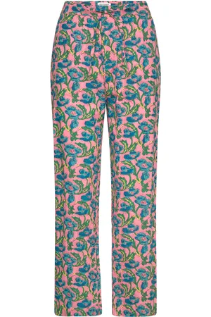 Lollys Laundry Billll Pants Bottoms Trousers Straight Leg Pink