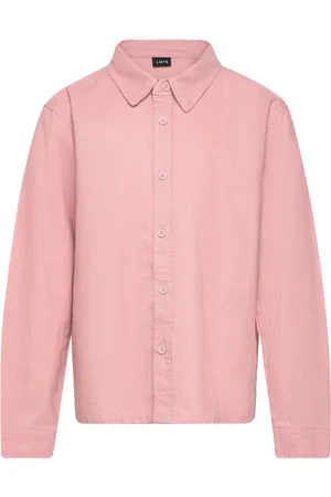 LMTD Nlfhill Ls Shirt Tops Shirts Long-sleeved Shirts Pink