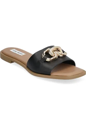 Steve Madden Gene Sandal Flade Sandaler Black