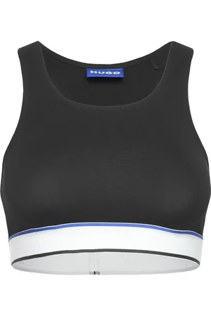 Hugo Blue Dasuse_B Lingerie Bras & Tops Soft Bras Tank Top Bras Black