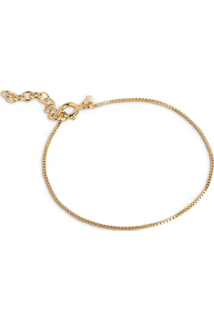 Enamel Box Chain 0,8 Mm Bracelet Accessories Jewellery Bracelets Chain Bracelets Gold