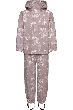 NAME IT Nmfdry10 Rain Set Magic Fo Outerwear Rainwear Rainwear Sets Pink