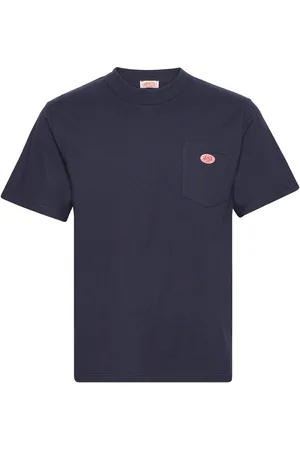 Armor.lux Basic Pocket T-Shirt Héritage Tops T-Kortærmet Skjorte Navy