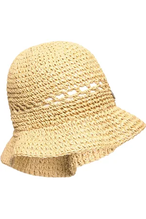 Rip Curl Essentials Crochet Bucket Sport Headwear Straw Hats Cream