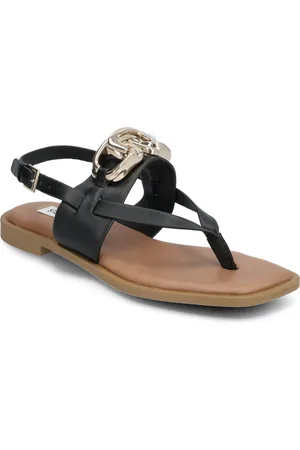 Steve Madden Genie Sandal Flade Sandaler Black