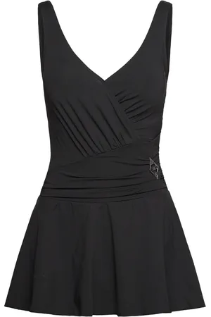 Panos Emporio Venezia Solid Swimsuit Badedragt Badetøj Black