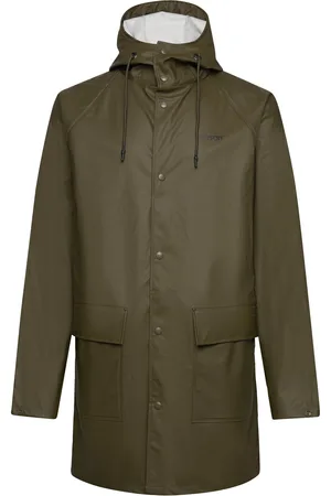 Tenson Compass Rain Coat M Sport Rainwear Rain Coats Khaki Green