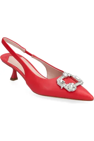 Kate Spade Renata Designers Heels Pumps Sling Backs Red