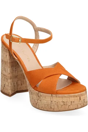 Unisa Verrilks Sandal Med Hæl Orange