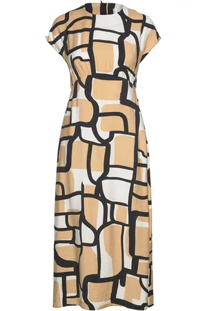 INWEAR Hecanteiw Dress Maxikjole Festkjole Beige