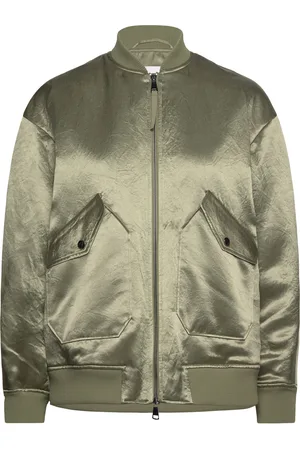 Max Mara Imelde Designers Jackets Bomber Green