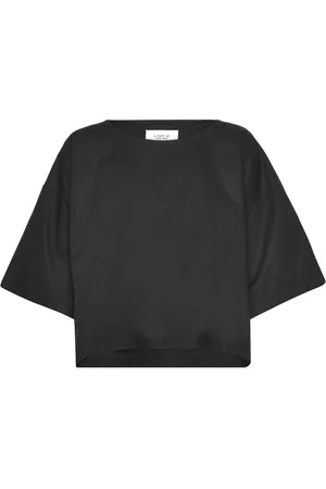 A Part Of The Art Puglia Shirt Tops Blouses Short-sleeved Black