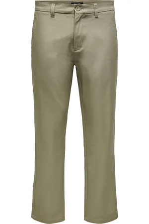 Only & Sons Onsedge-Ed Loose 0073 Pant Noos Bottoms Trousers Casual Green