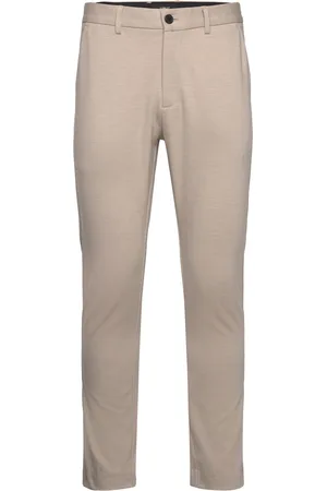 Clean Cut Milano Brendon Jersey Pants Bottoms Trousers Chinos Cream