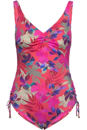 Fantasie Playa Del Carmen Uw V-Neck Swimsuit With Adjustable Leg Badedragt Badetøj Pink