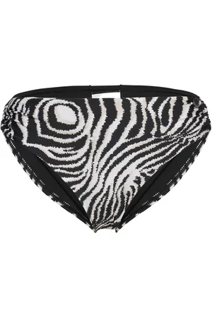 Panos Emporio Zebra Nefeli Bottom Swimwear Bikinis Bikini Bottoms Bikini Briefs Black