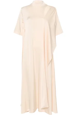 Gestuz Harpergz Knot Long Dress Knælang Kjole White
