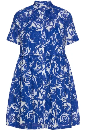 ESPRIT Dresses Light Woven Kort Kjole Blue