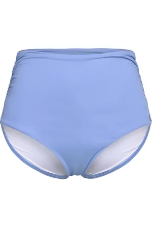 Panos Emporio Chara Solid Bottom Swimwear Bikinis Bikini Bottoms High Waist Bikinis Blue