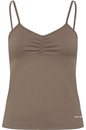 Sofie Schnoor Natalisw Top Tops T-shirts & Tops Sleeveless Brown