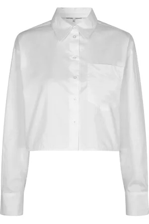 Second Female Charm Shirt Tops Shirts Long-sleeved White