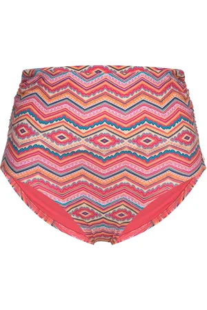 Panos Emporio Zigzag Chara Bottom Swimwear Bikinis Bikini Bottoms High Waist Bikinis Multi/patterned