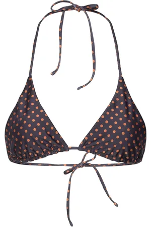 FAITHFULL THE BRAND Lattea Bikini Top Swimwear Bikinis Bikini Tops Triangle Bikinitops Black