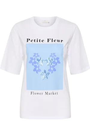 Kaffe Kadina T-Shirt Tops T-shirts & Tops Short-sleeved White