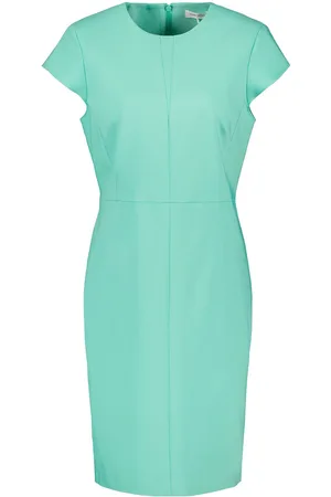 Gerry Weber Dress Woven Knælang Kjole Green