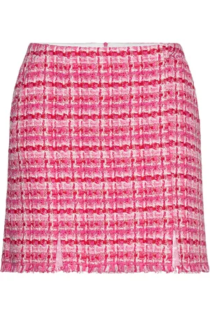 Karl Lagerfeld Boucle Skirt Designers Short Pink