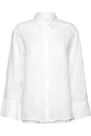 Twist & tango Alexandria Shirt Tops Shirts Linen Shirts White