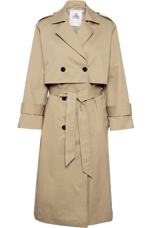 Karen by Simonsen Marikb Coat Trenchcoat Frakke Beige