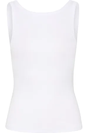 Gestuz Drewgz Sl Reversible Top Tops T-shirts & Tops Sleeveless White