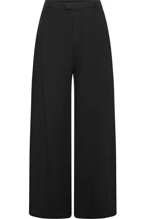 Hope Slow Trousers Black Designers Trousers Wide Leg Black