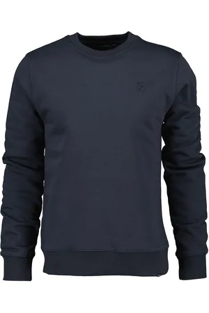 Didriksons Fyn Usx Swtr Tops Sweatshirts & Hoodies Sweatshirts Navy