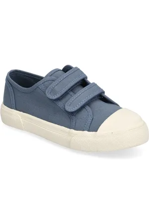 MANGO Velcro Fastening Straps Sneakers Shoes Sneakers Canva Sneakers Blue