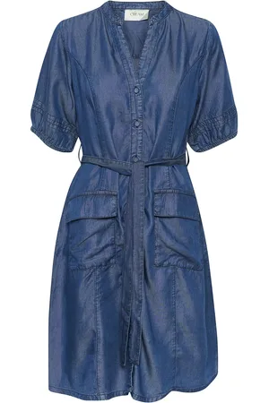 Cream Crmolly Dress - Zally Fit Kort Kjole Blue