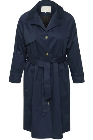 Kaffe Kcelisa Trenchcoat Trenchcoat Frakke Navy