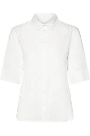 Part Two Emmalenapw Sh Tops Shirts Short-sleeved White